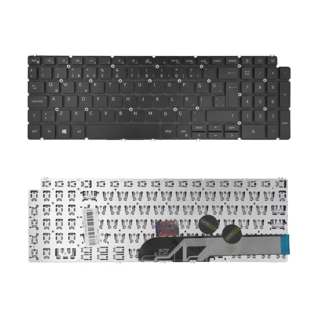 Dell Uyumlu G15 Gaming 5530 G55302401017UA8 Klavye TR - Siyah