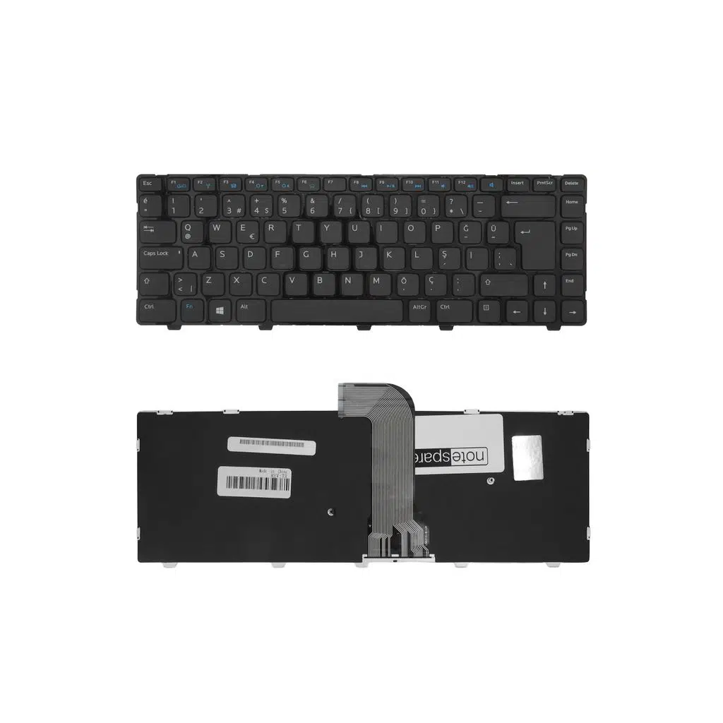 Dell Uyumlu Inspiron 14R-3437, 14R-3660, 14R-5421, 14R-5437, 15z-5523 Klavye TR - Siyah