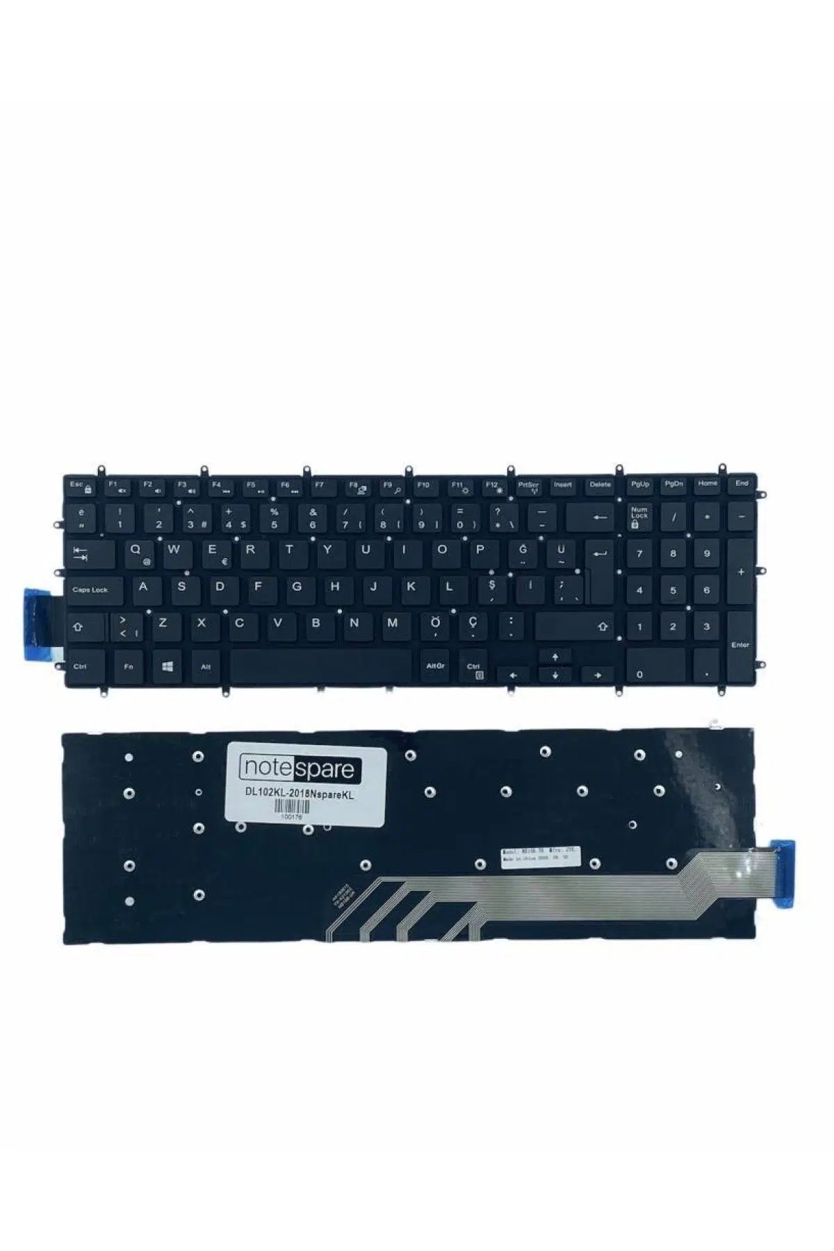 Dell Uyumlu Inspiron 5567-FHDG50F81C, 5567-G20W45C Klavye TR