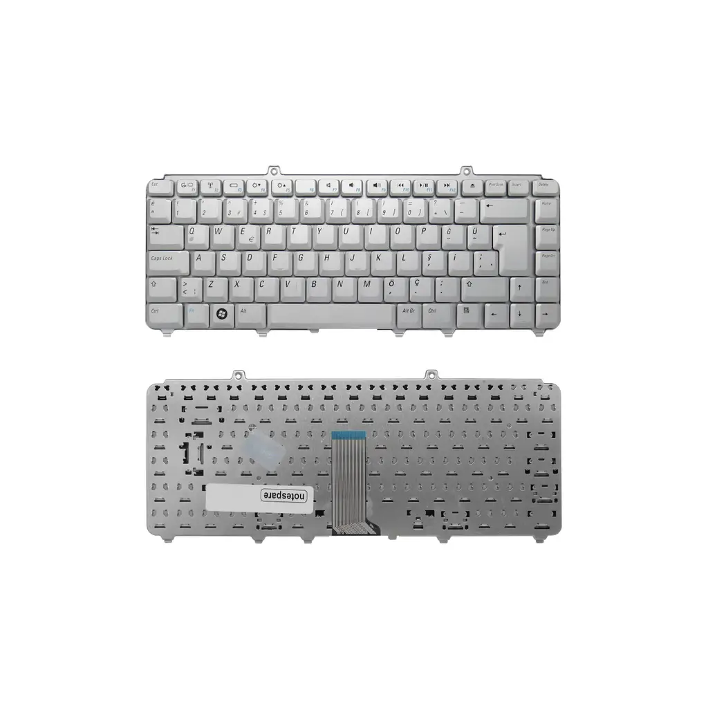 Dell Uyumlu NSK-D9301, NSK-D930T, NSK-D9A01, NSK-D9A0T, NSK-D9A1D, NSK-D9K0T Klavye TR - Gümüş Gri