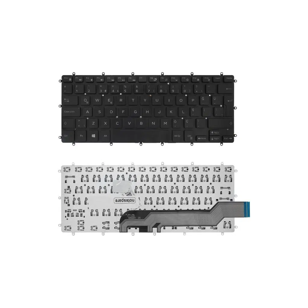 Dell Uyumlu Vostro 5370 P87G001 Klavye TR - Siyah - Büyük Enter