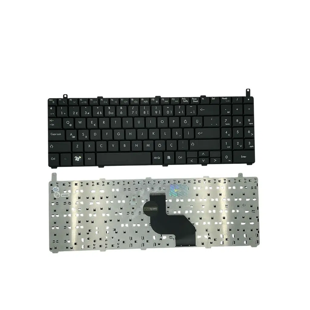 Gateway ile Uyumlu TW9 Notebook Klavye Siyah TR