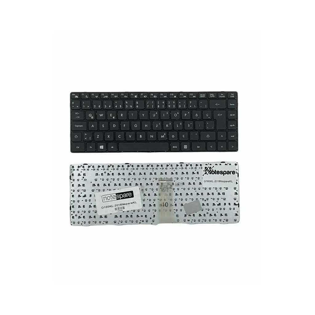Grundig ile Uyumlu AEJW6A00010, AEJW6U02010, AEJW6A0001020132040480 Notebook Klavye Siyah TR