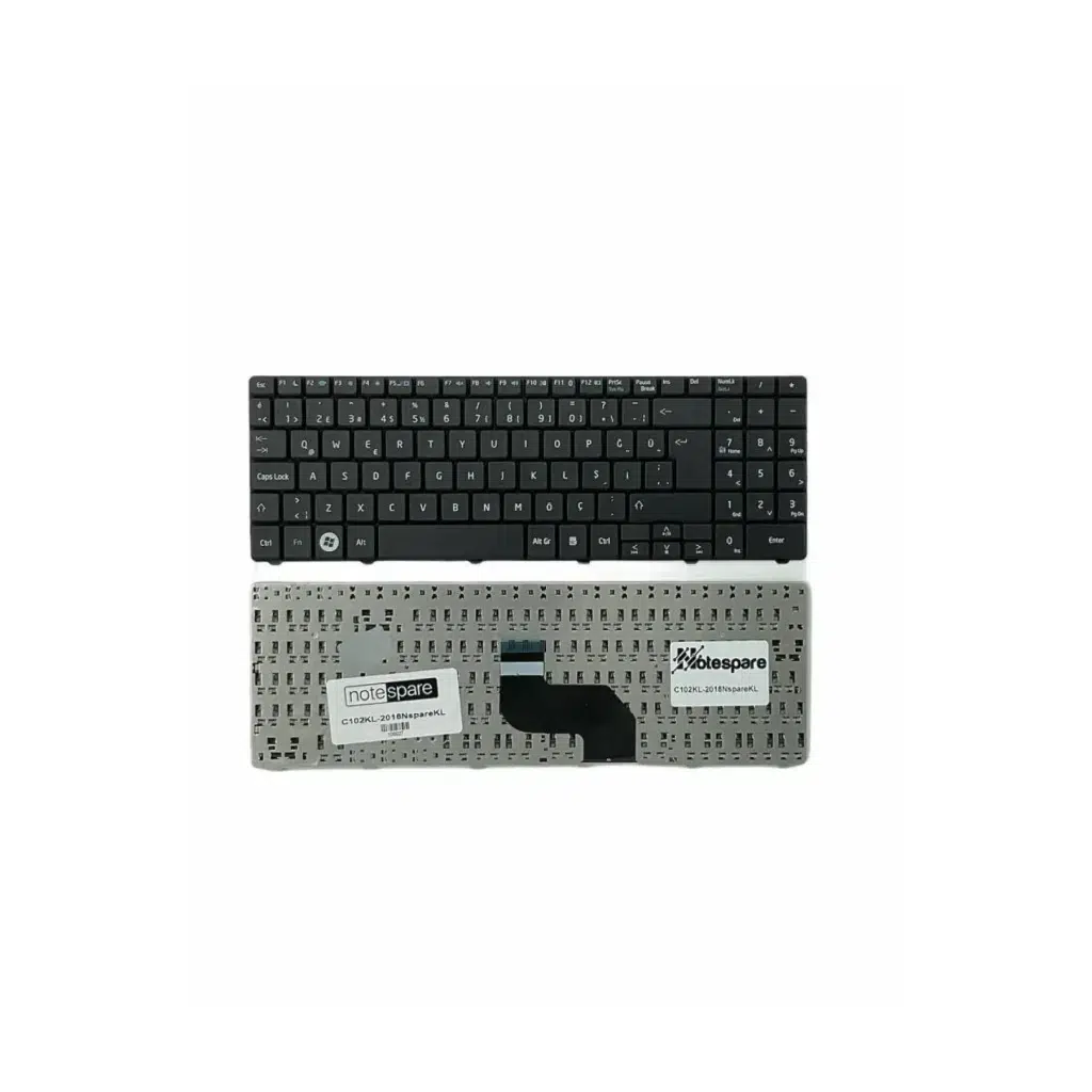 Grundig Uyumlu MP-08G66GR-5282, MP-08G66I0-5281 Klavye TR - Çerçevesiz