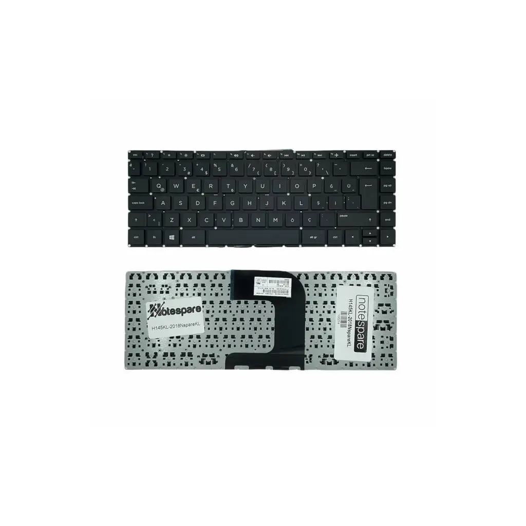 Hp ile Uyumlu 14-am105nt, 14-am106nt, 14-am107nt, 14-am108nt Notebook Klavye Siyah TR