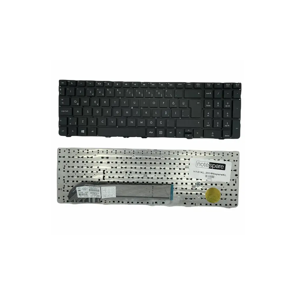 Hp ile Uyumlu 638179-001, 638179-141, 646300-001, 646300-141 Notebook Klavye Siyah TR