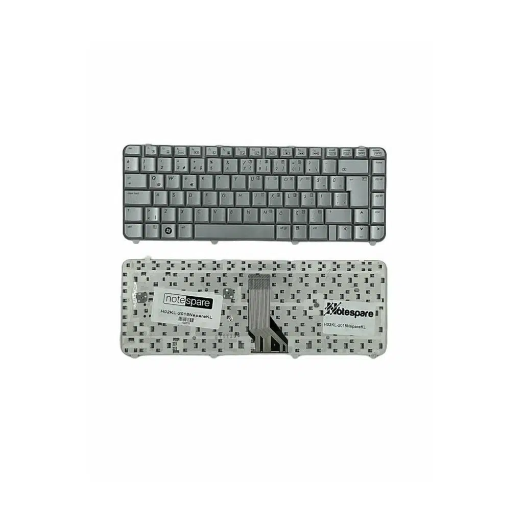 Hp ile Uyumlu 9J.N2G82.101, 9J.N8682.H01, 9J.N8682.J01, 9J.N8682.J0G Notebook Klavye Gümüş Gri TR