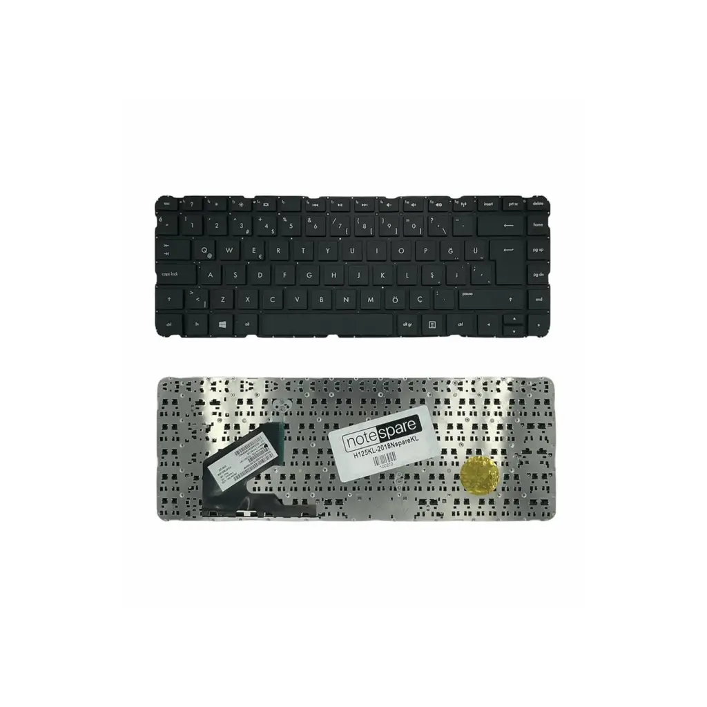 Hp ile Uyumlu AEU33U00010, AEU33U00110, AEU33U00210, AEU33U03110 Notebook Klavye Siyah TR