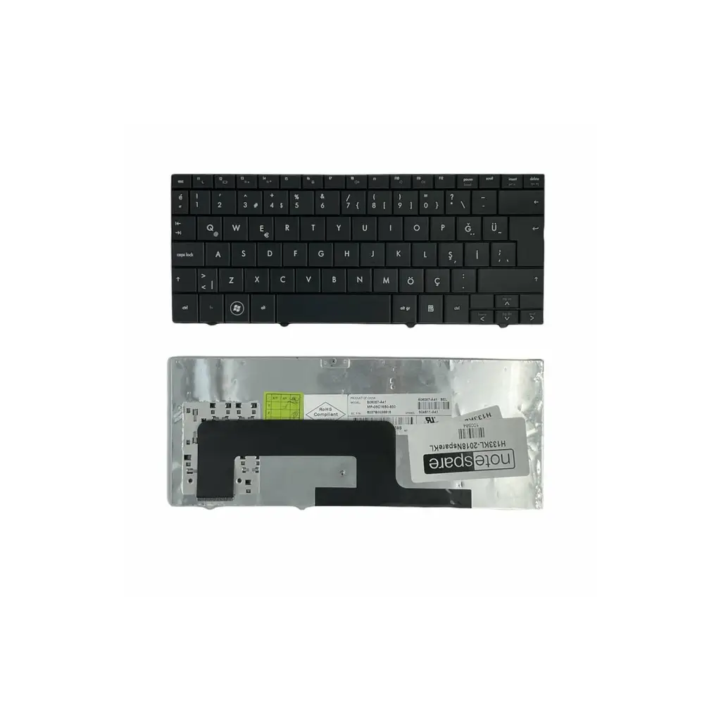 Hp ile Uyumlu Compaq Mini 102, 110c Notebook Klavye Siyah TR