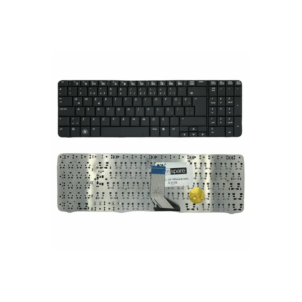 Hp ile Uyumlu Compaq Presario CQ61, CQ61-100, CQ61-101et, CQ61-105et Notebook Klavye Siyah TR