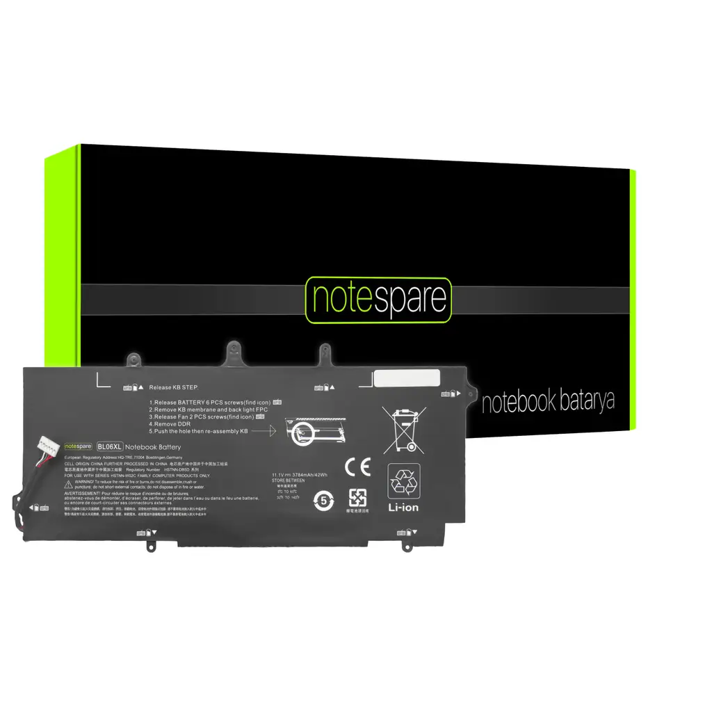 Hp ile Uyumlu HSTNN-DB5D, HSTNN-IB5D, HSTNN-W02C Notebook Batarya Pil