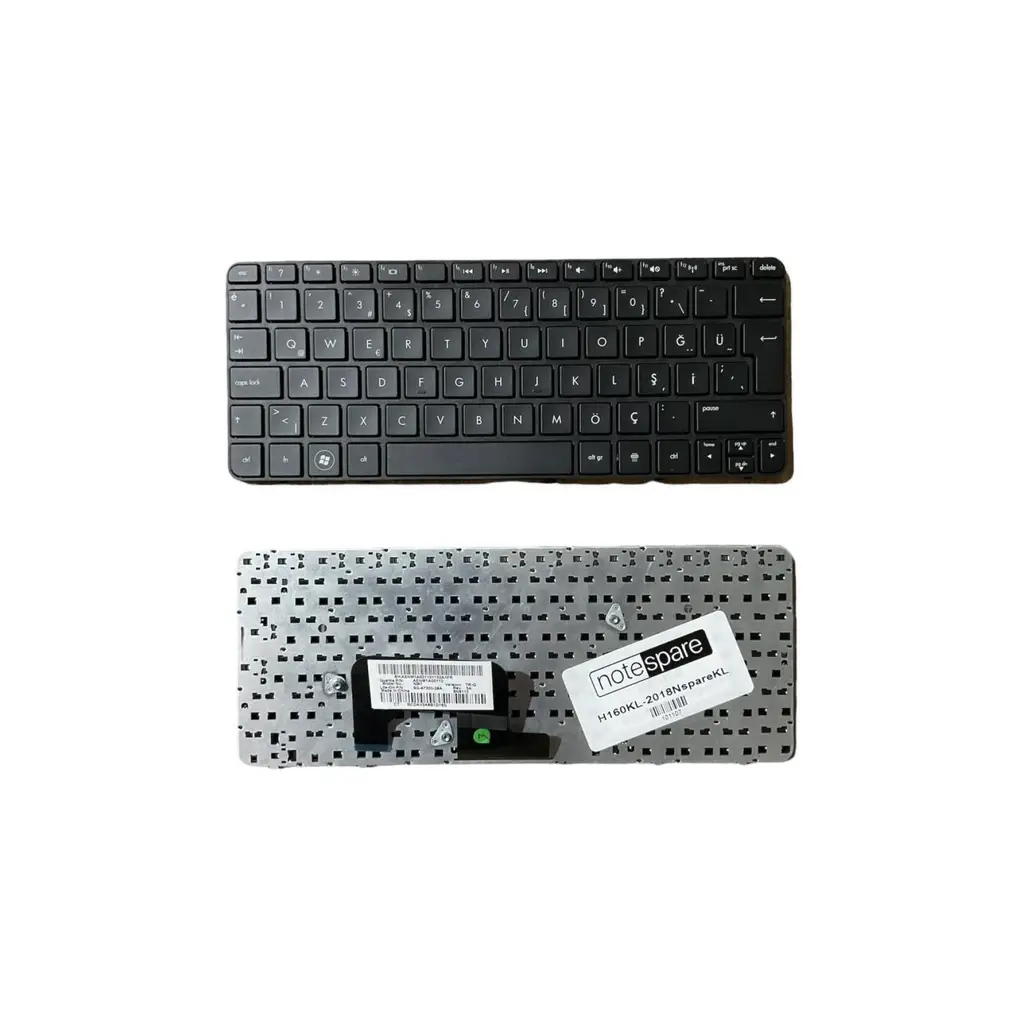Hp ile Uyumlu Mini 210-2200, 210-2300, 210-3000, 210-4000 Notebook Klavye Siyah TR