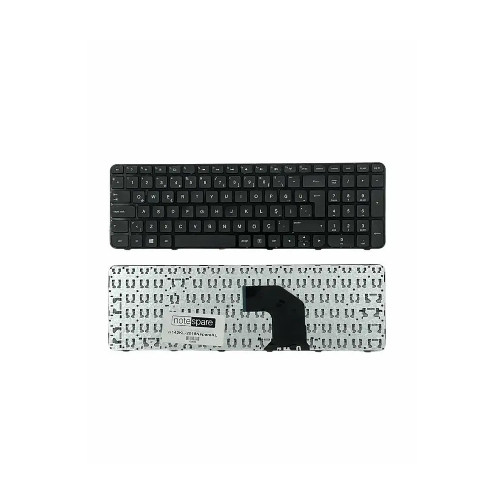 Hp ile Uyumlu Pavilion g6-2110st, g6-2113et, g6-2113st, g6-2114et Notebook Klavye Siyah TR