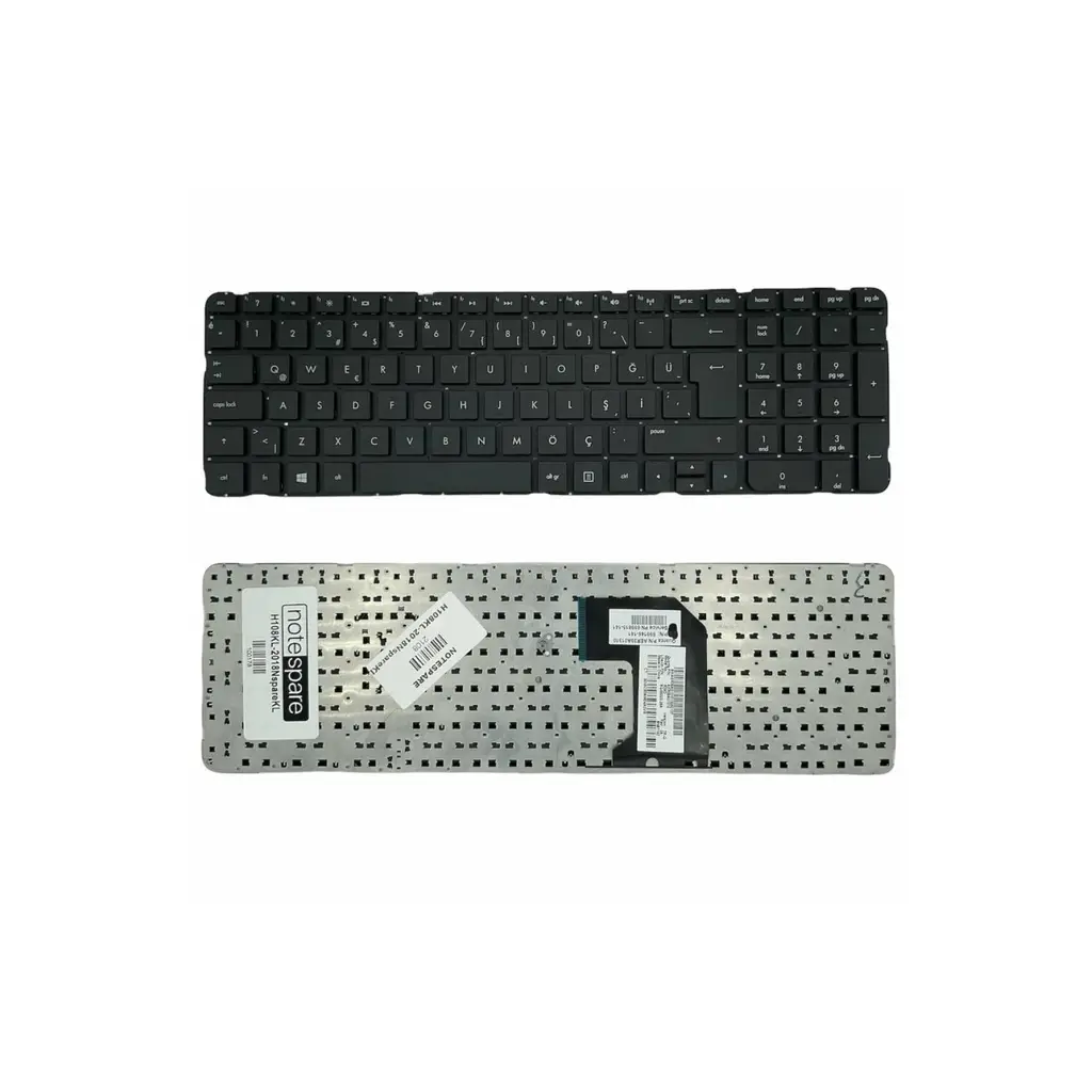 Hp ile Uyumlu Pavilion g7-1000, g7-1100, g7-1200, g7-1300 Notebook Klavye Siyah TR