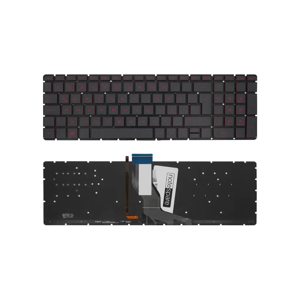 Hp Uyumlu Pavilion Gaming 15-ak103nt (W6X44EA) Klavye TR - Işıklı Siyah - Büyük Enter