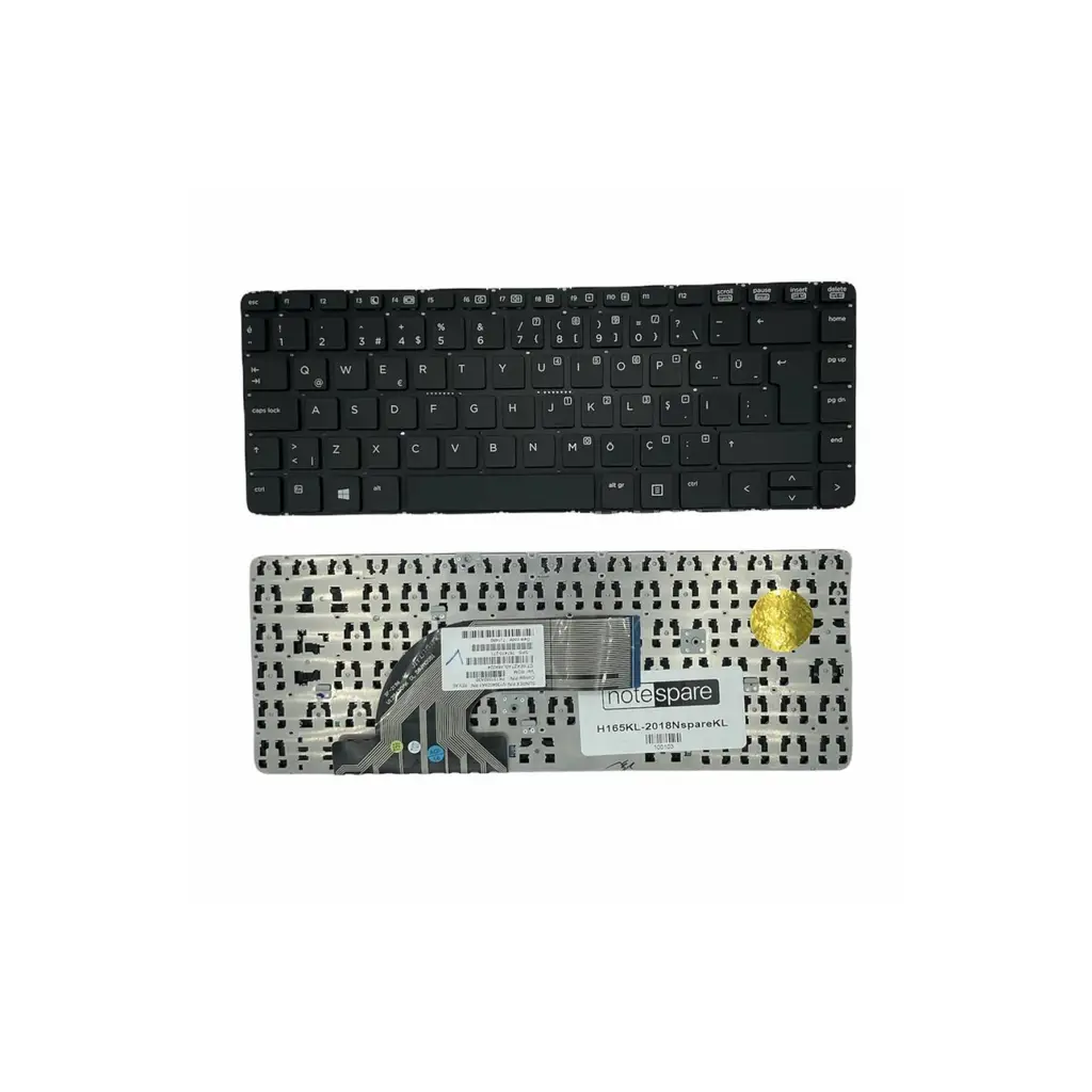 HP Uyumlu ProBook 430 G2 (G6W00EA), 430 G2 (G6W01EA), 430 G2 (G6W02EA) Klavye Siyah TR