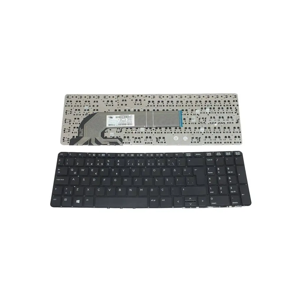 HP Uyumlu ProBook 450 G0, 450 G1, 450 G2, 455 G1, 455 G2 Klavye Siyah TR
