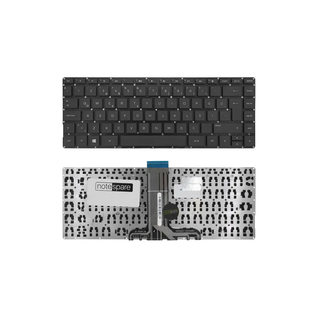 Hp Uyumlu Stream 14-ax002nt (1JL58EA) Klavye TR - Siyah - Küçük Enter