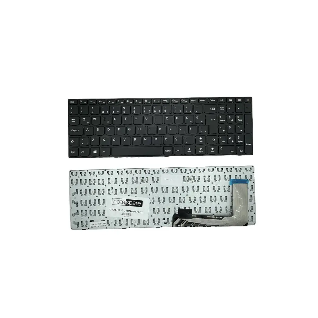 Lenovo ile Uyumlu 5N20L25889, 5N20L25910, 5N20L25927 Notebook Klavye Siyah TR