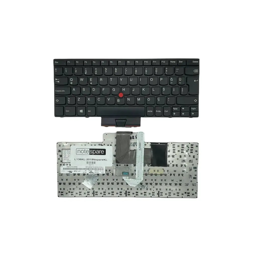 Lenovo ile Uyumlu ThinkPad Edge 10, Edge 13 Notebook Klavye Siyah TR