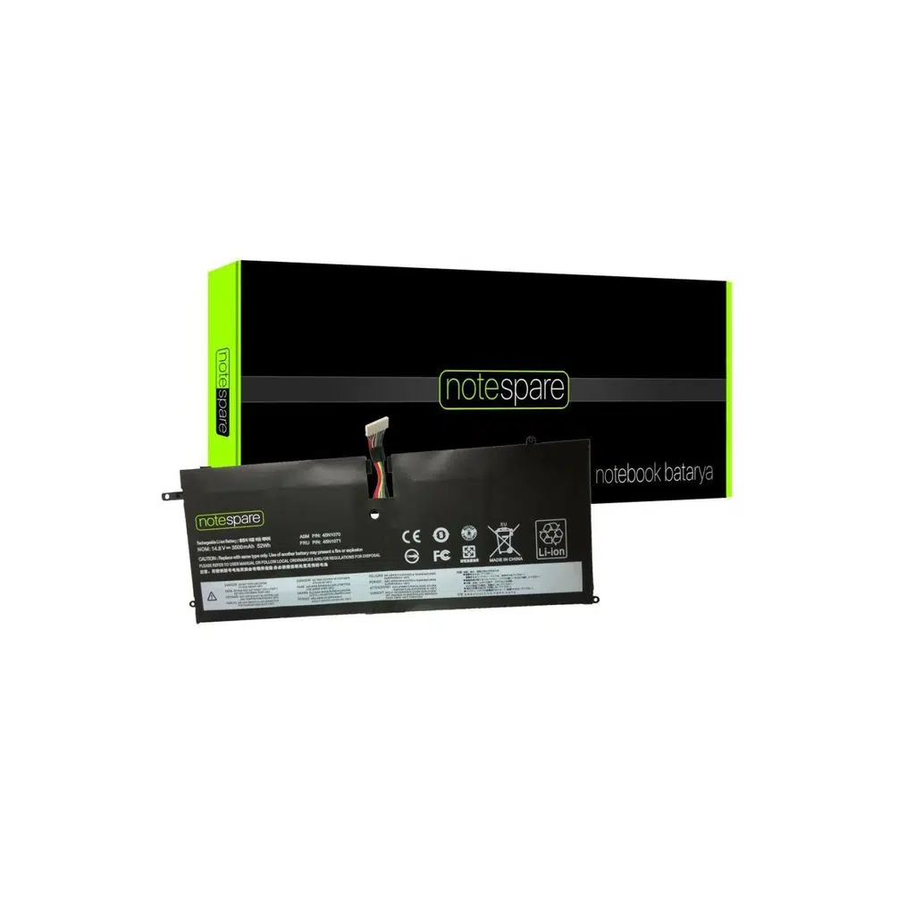 Lenovo ile Uyumlu ThinkPad X1 Carbon 3443, X1 Carbon 3444 Notebook Batarya Pil