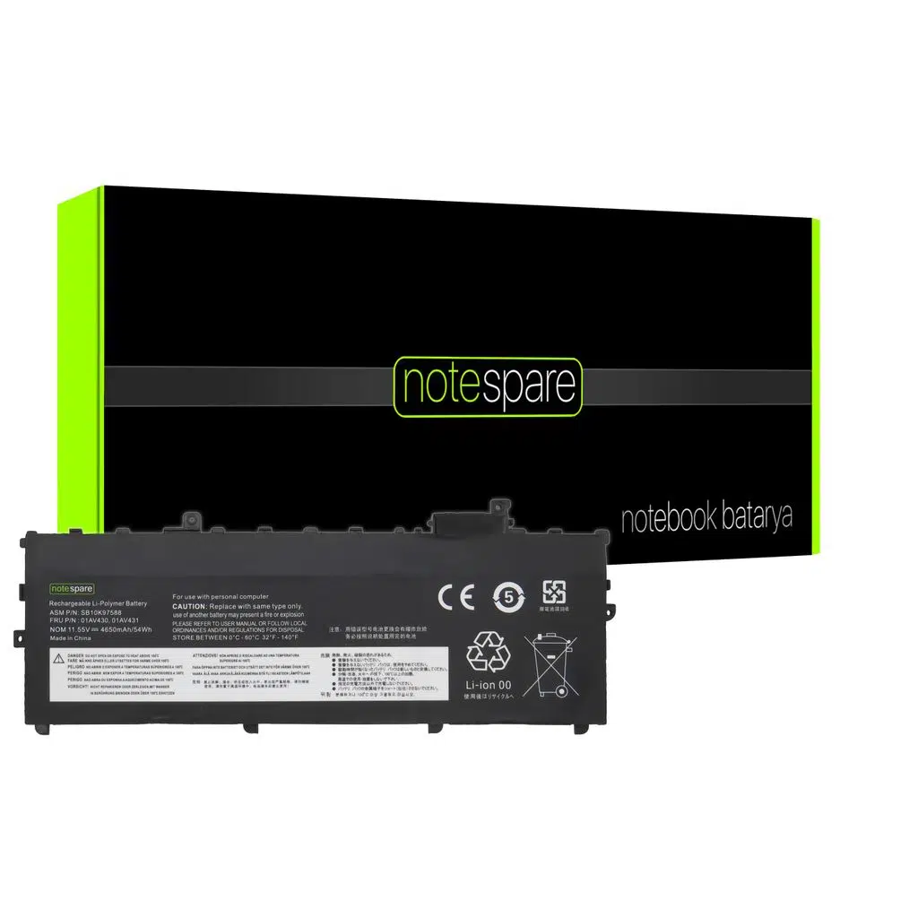 Lenovo ile Uyumlu Thinkpad X1 Carbon 5Th Gen Type 20Hq Notebook Batarya Pil