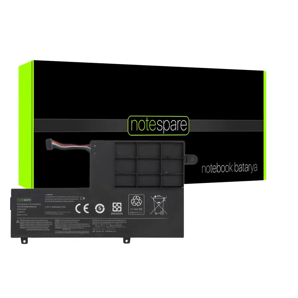 Lenovo ile Uyumlu Yoga 500, 510, 520 Notebook Batarya Pil