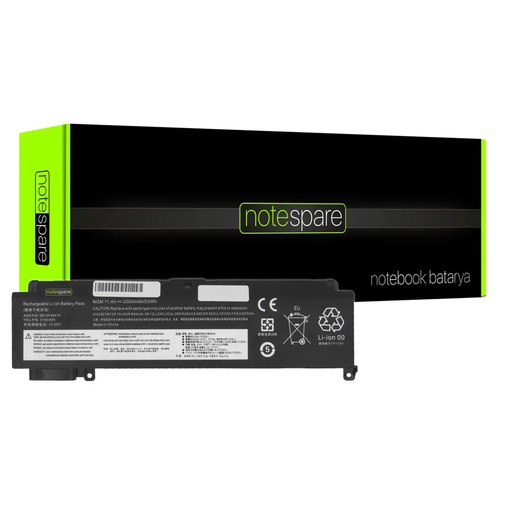 Lenovo Uyumlu 01AV405, 01AV462 Batarya Pil - Type A Versiyon