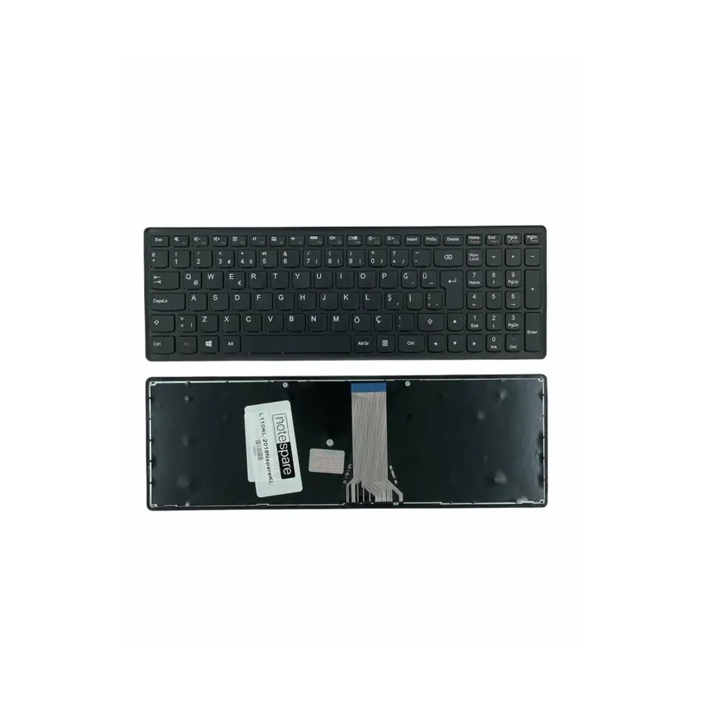 Lenovo Uyumlu Erazer Z510 Klavye TR - Siyah