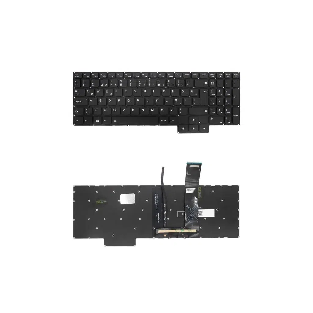Lenovo Uyumlu IdeaPad Gaming 3-15IMH05 81Y400LPTX Klavye TR - Işıklı Beyaz Aydınlatma