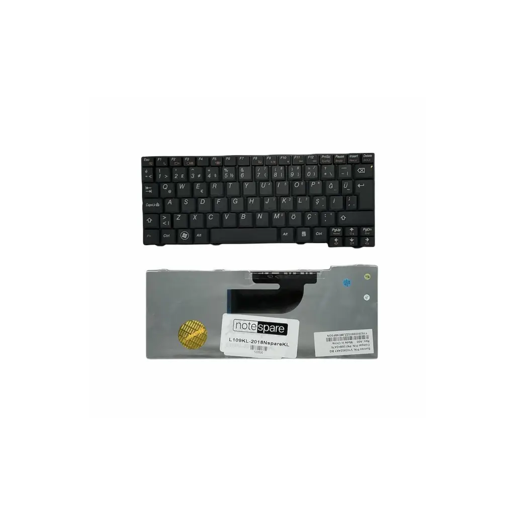 Lenovo Uyumlu IdeaPad S10-2 Type 20027, S10-2 Type 2957 Klavye TR - Siyah