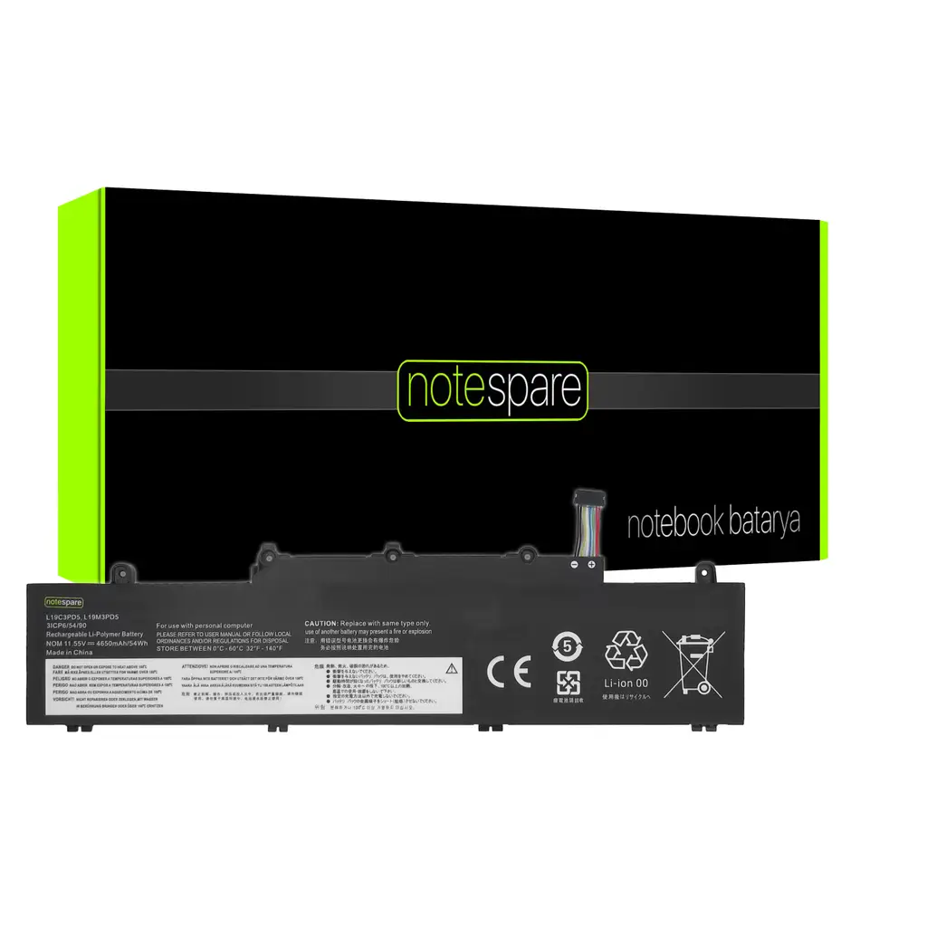 Lenovo Uyumlu L19C3PD5, L19D3PD5, L19L3PD5, L19M3PD5 Batarya Pil - Notespare