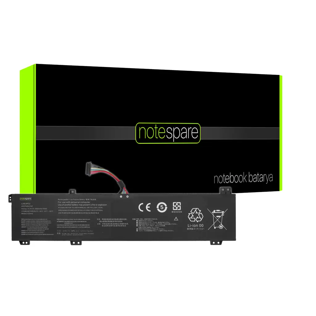 Lenovo Uyumlu L20C4PC2, L20M4PC2 Batarya Pil - Notespare