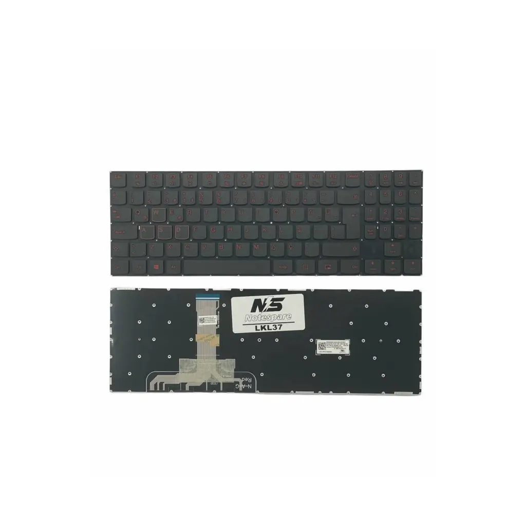 Lenovo Uyumlu Legion Y540-15IRH-PG0 81SY00HWTX Klavye TR - Siyah
