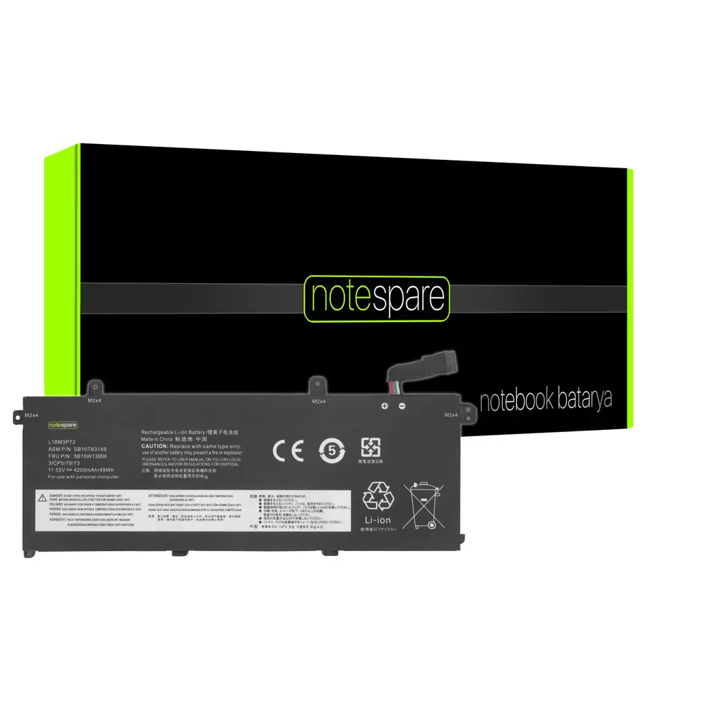 Lenovo Uyumlu ThinkPad P43s Type 20RH Batarya Pil