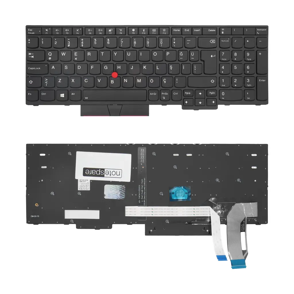 Lenovo Uyumlu ThinkPad T15 Gen 2 20W400KHTX Klavye TR