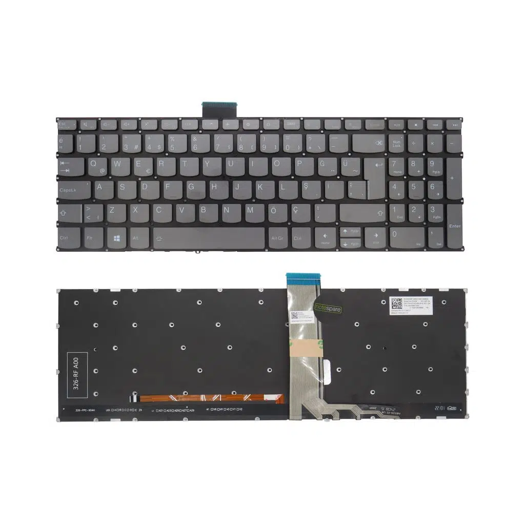 Lenovo Uyumlu V15 G2-IJL 82QY00R5TR, V15 G2-IJL 82QY00R5TX Klavye TR