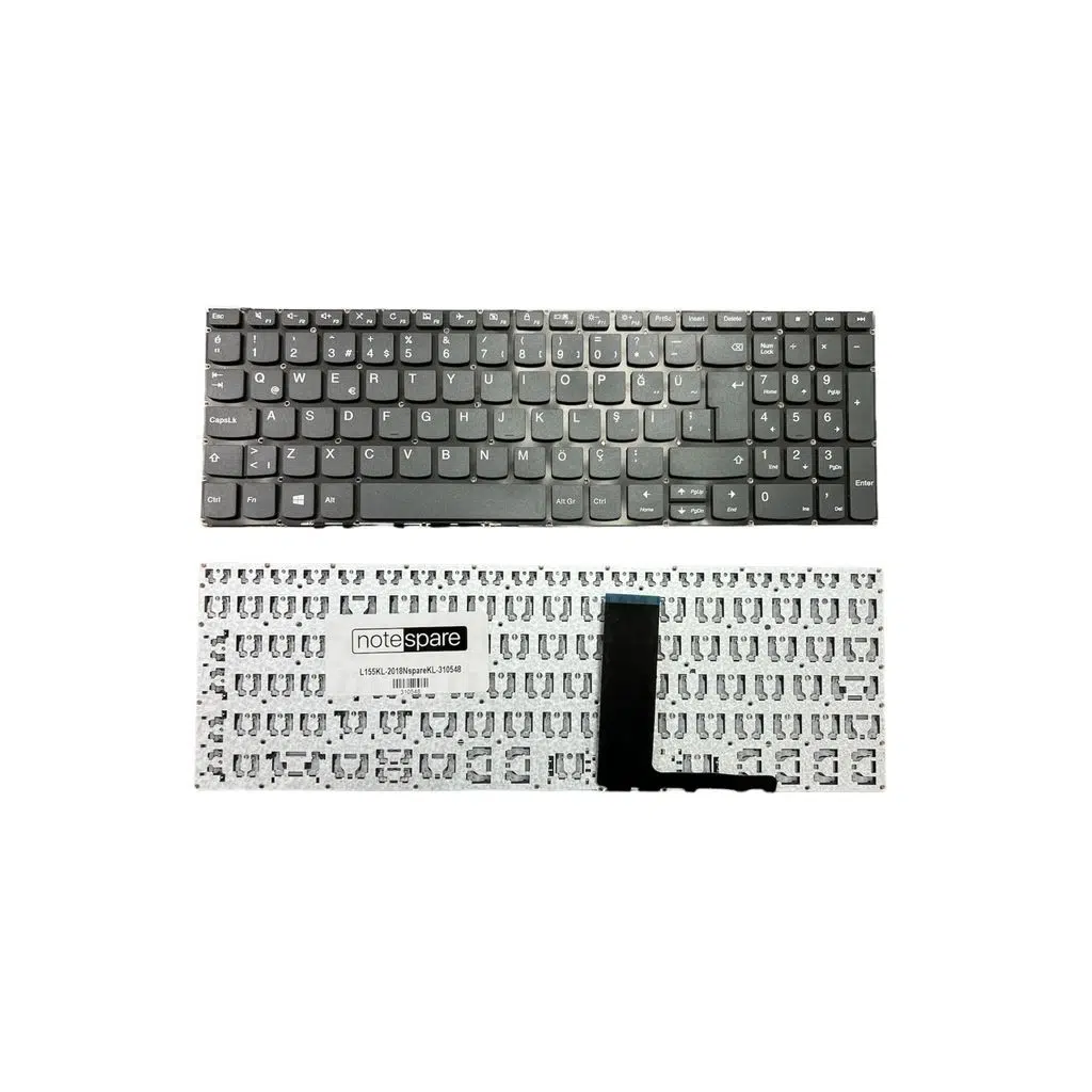 Lenovo Uyumlu V15-IIL 82C500NNTX Klavye TR - Power Tuşsuz Füme
