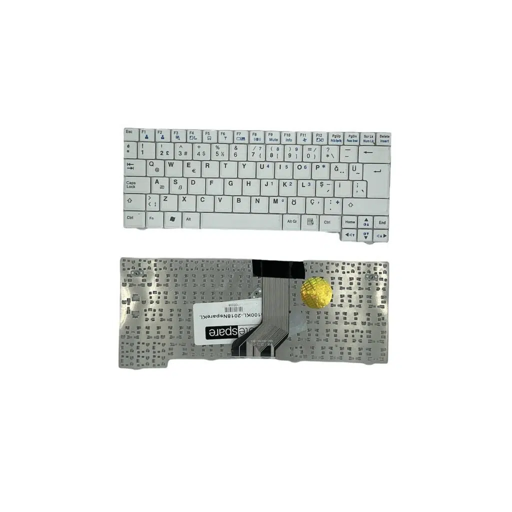 Lg ile Uyumlu C1 P100, UL1 Notebook Klavye Beyaz TR