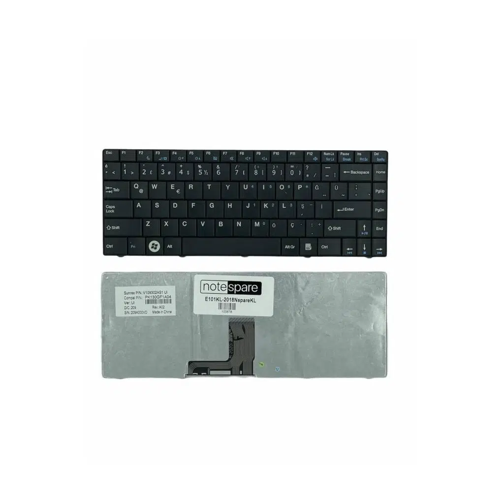 Monster ile Uyumlu PBL00, PBL01, PCM10 Notebook Klavye Siyah TR