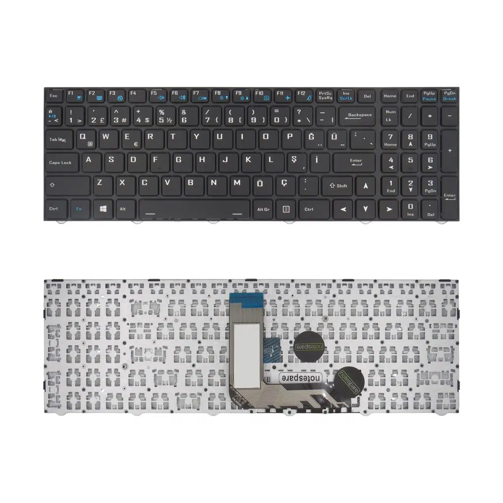 Monster Uyumlu Tulpar T7 V24.1, T7 V24.1.1 Klavye TR - Siyah