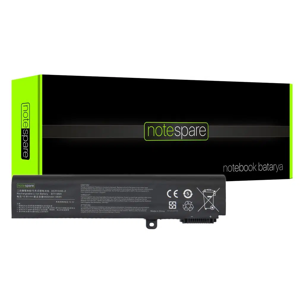 MSI ile Uyumlu Apache GE72 6QD-231XTR, GE72 6QD-267XTR, GE72 6QD-687XTR Notebook Batarya Pil