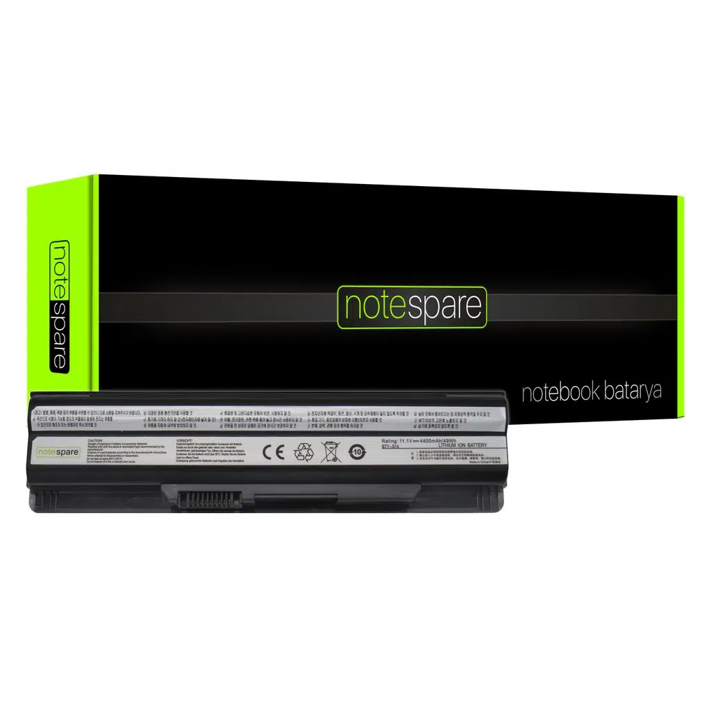 MSI ile Uyumlu E2MS110K2002, E2MS110W2002, E2MS115K2002 Notebook Batarya Pil