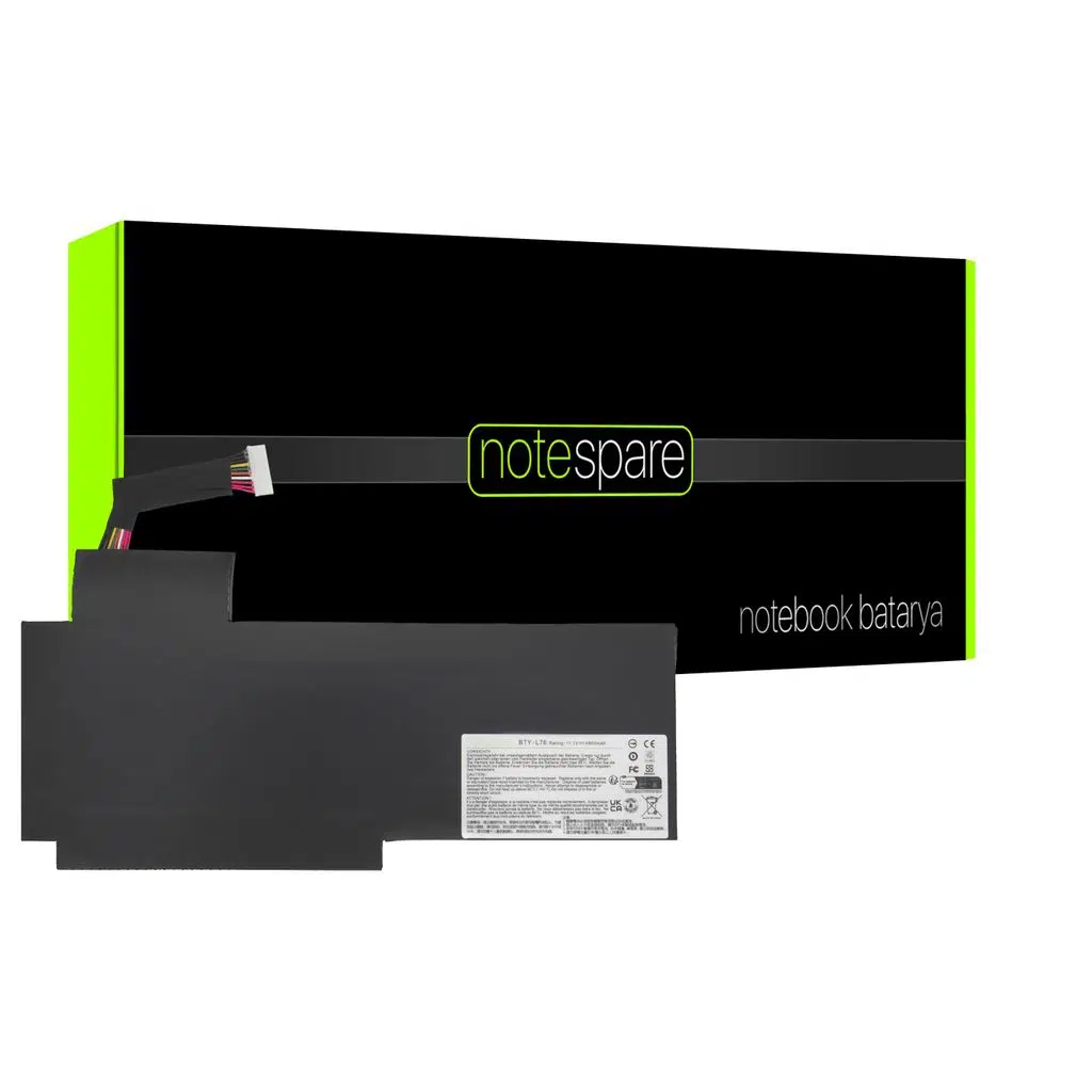 MSI ile Uyumlu GS70 Stealth 2QD-606TR Notebook Batarya Pil