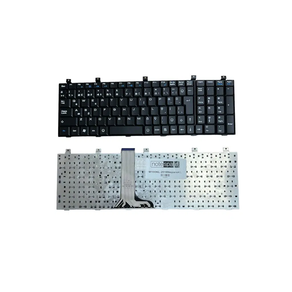 Msi ile Uyumlu PR600, PR601, PR620, PR621, PX600, VR600 Notebook Klavye Siyah TR