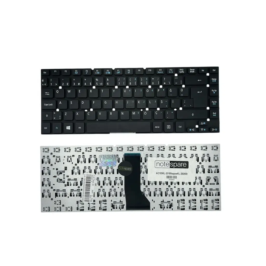 Packard Bell ile Uyumlu MS2317, NV47, NS44, NS44-HR, NS45, NS45HR Notebook Klavye Siyah TR