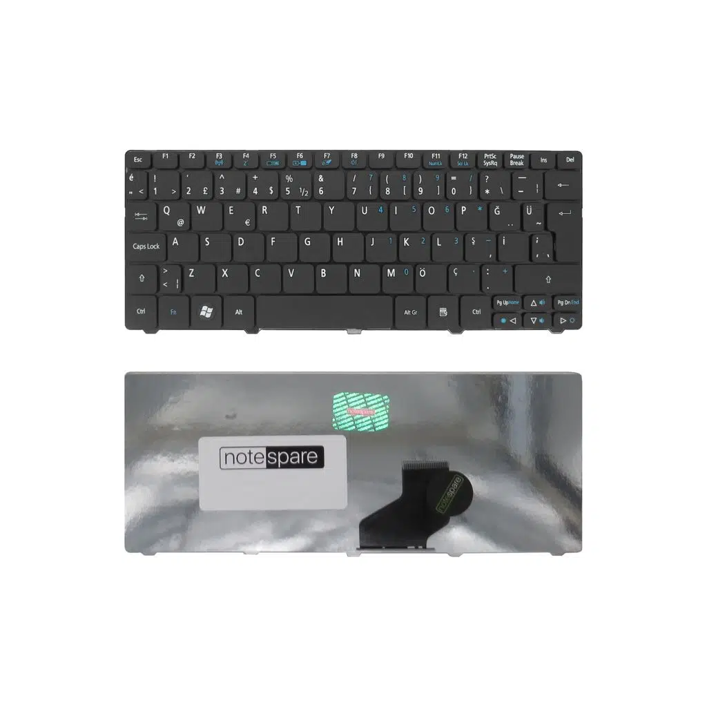 Packard Bell Uyumlu NV50, PAV50, PAV70, PAV80, ZA8, ZE6, ZE7, ZH9 Klavye TR - Siyah