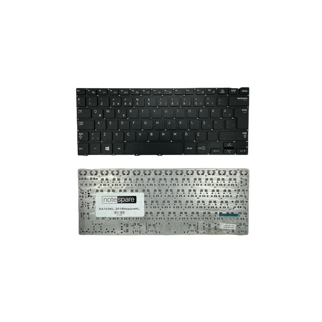Samsung ile Uyumlu Np5915, Np905, Np910, Np905S3G Notebook Klavye Siyah TR