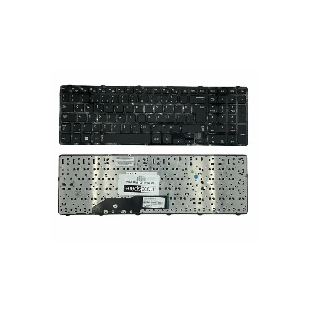 Samsung ile Uyumlu PK130RW1A00, PK130RW1A02, PK130RW1A11 Notebook Klavye Siyah TR