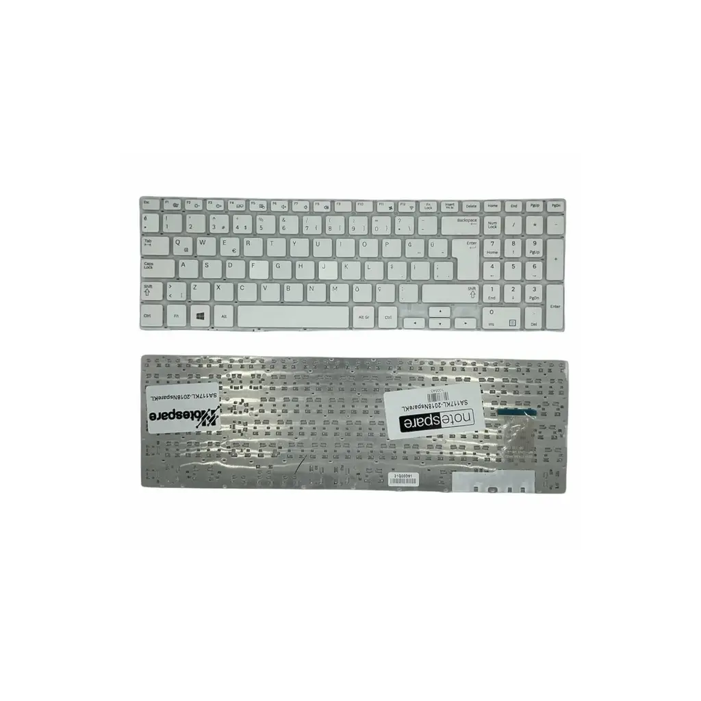 Samsung Uyumlu BA75-04345F, CNBA5903622F, SG-58700-28A Klavye TR - Beyaz